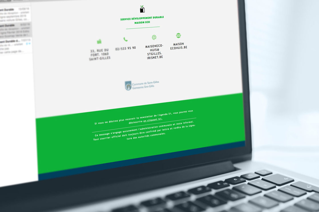 Newsletter du service du développement durable de la commune de Saint-Gilles