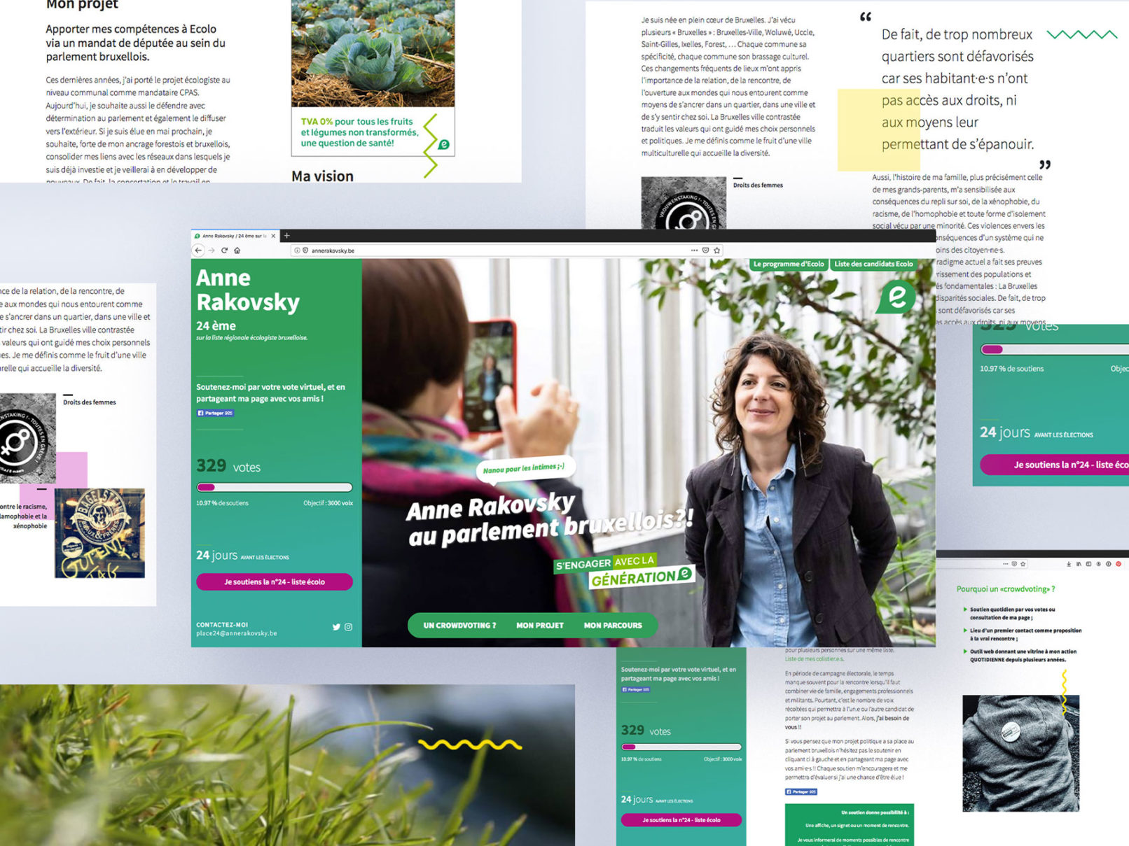 Site web Anne Rakovsky - Candidate Ecolo